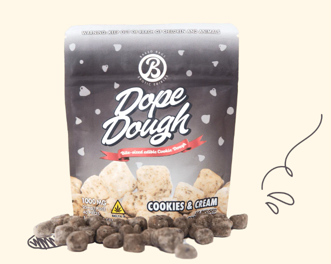 DOPE DOUGH - DOPE DOUGH 40'Lı Kurabiye ve Kremalı Kurabiye Hamuru Mantar Edibles